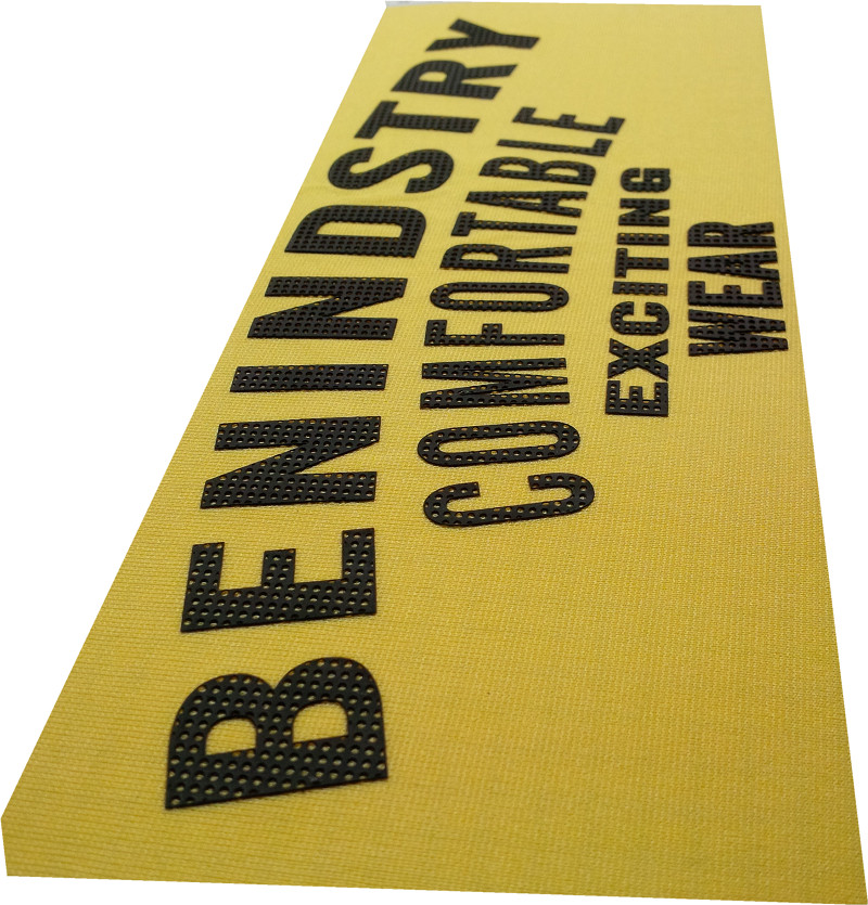 3D Screen Print Silicone Transfer Label