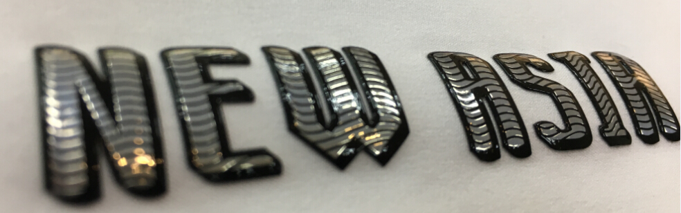 3D Screen Print Silicone Transfer Label
