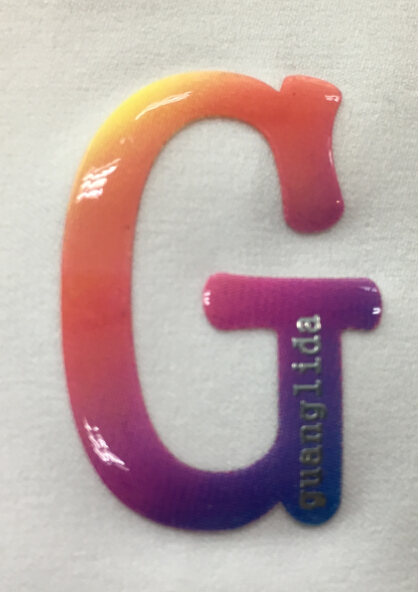 3D Screen Print Silicone Transfer Label