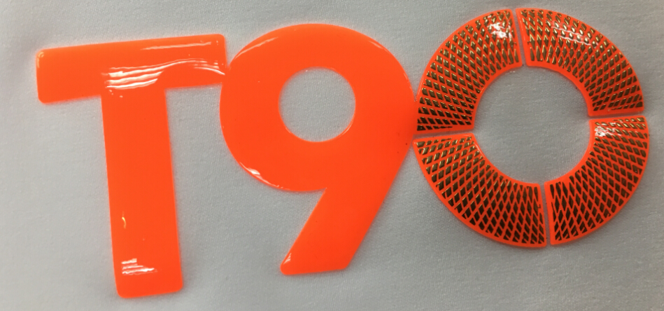 3D Screen Print Silicone Transfer Label