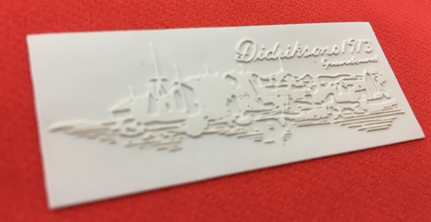 3D Screen Print Silicone Transfer Label