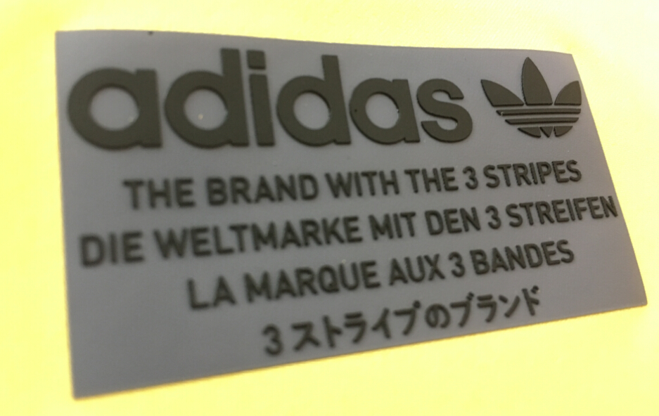 3D Screen Print Silicone Transfer Label