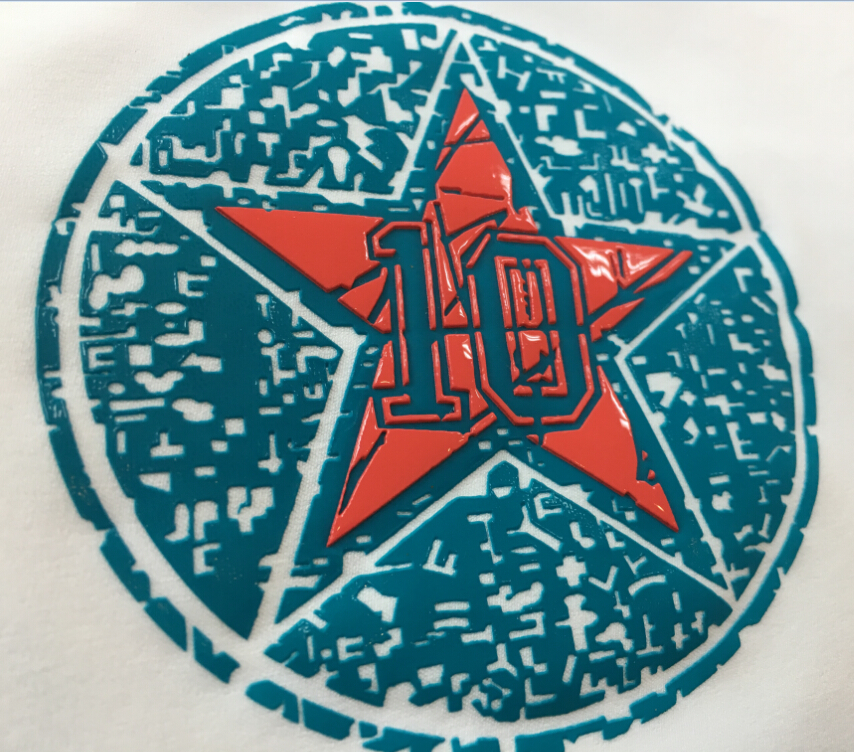 3D Screen Print Silicone Transfer Label